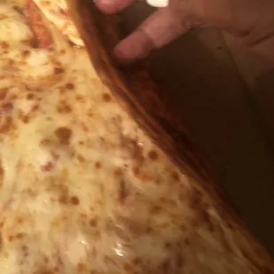 Crust was thin as hell