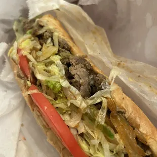 a sub sandwich