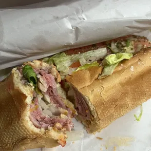 Italian Hot Cut with everything on it.