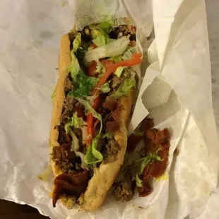 Bacon cheesesteak