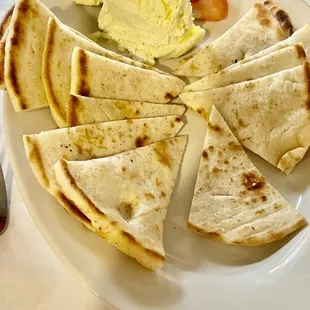 Feta-Kopanisti appetizer.