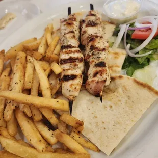 Chicken souvlaki