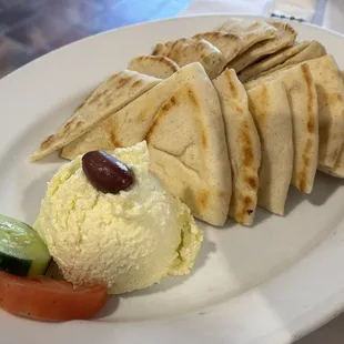 Feta-Kopanisti - Whipped feta cheese spread with spicy peppers and extra virgin olive oil