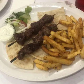 Lamb Souvlaki Pita