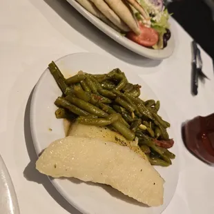 Sides that came with the lamb chops