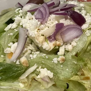 A Delicious Salad from Greek Village!