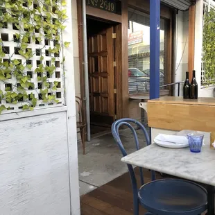 Exterior shot from the patio