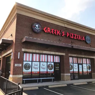 the front of the restaurant