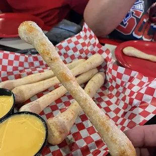 Breadsticks getting smaller and smaller. Used to love this place...now they just don't care