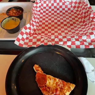 1 piece of pepperoni