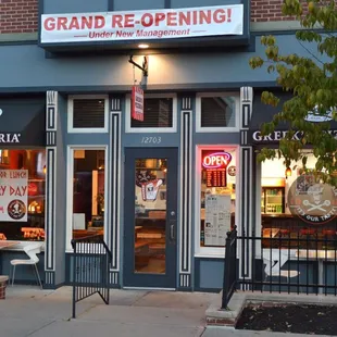 New management, new attitude, new and improved service, same great pizza.