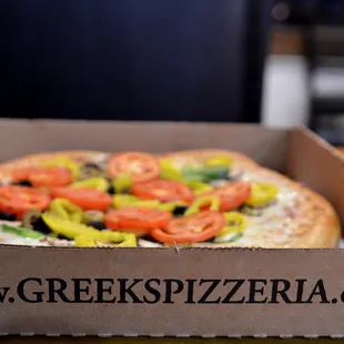 pizza, food