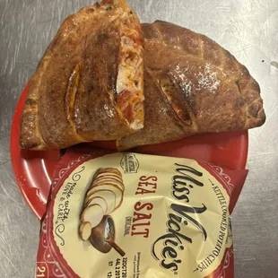 One of our 12 Shells (Calzone)