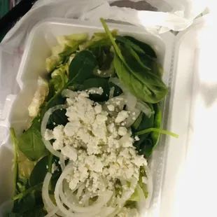 Organic Spinach and Bacon Salad?! I don&apos;t think so.
