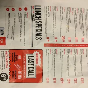Check out their daily specials!