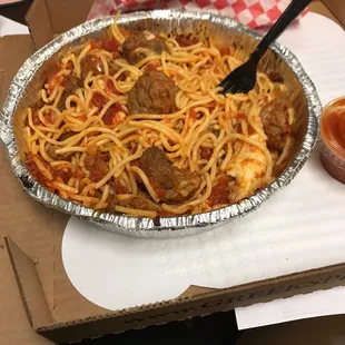 Sad &quot;baked&quot; spaghetti