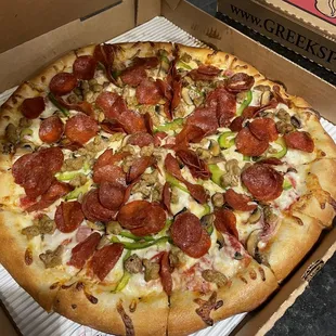 a pizza in a box