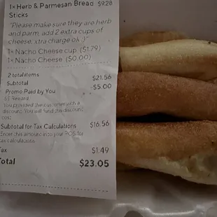 the price of the sandwich