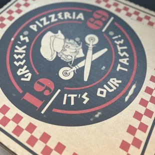 a pizza box