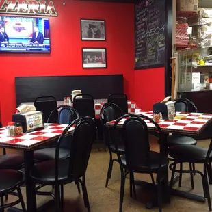 Part of the interior.