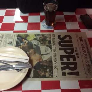 My favorite kind of table covering!