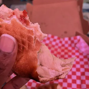 Hair in my pizza, gross!