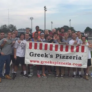 Feeding the Noblesville football team!