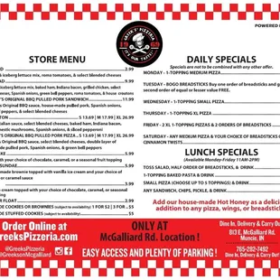 Exclusively found at Greek's on McGalliard.