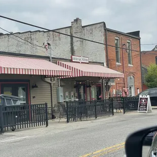 One of the two entrances