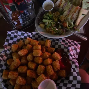 Cajuns tots and club is great