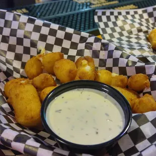 Fried cheese curds - not one survivor when all was said and done