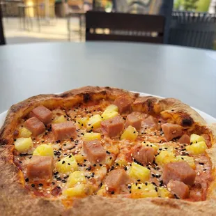 Spam and pineapple pizza on happy hour