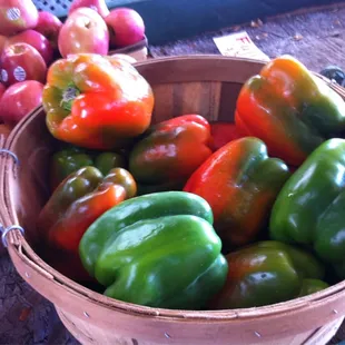 Fresh peppers.