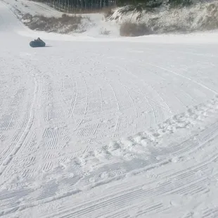 Snow and tubing