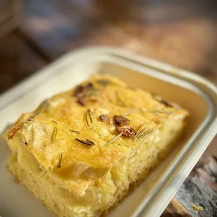 Rosemary and garlic focaccia
