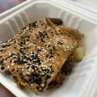 Potato and beef bourek