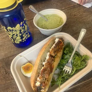 Eggplant Confit Sandwich