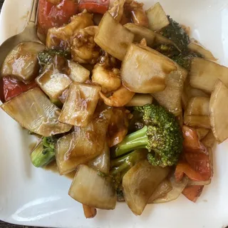 Garlic Shrimp Lunch Special