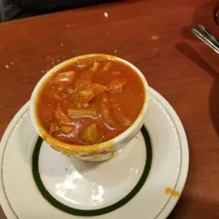 German tomato soup. This was homemade and exceptional