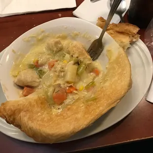 Chicken pot pie mmmmmm so good!