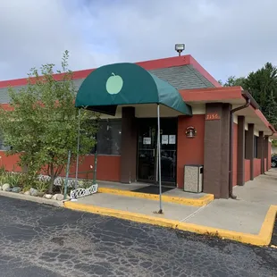 Outside view of restaurant