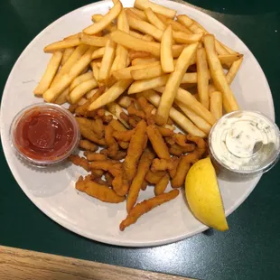 Clam strips - one of the two for $10.99 specials of the day!
