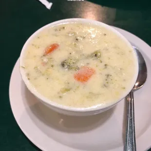 Broccoli and cheese soup