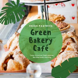 Freshly made pastries everyday :)