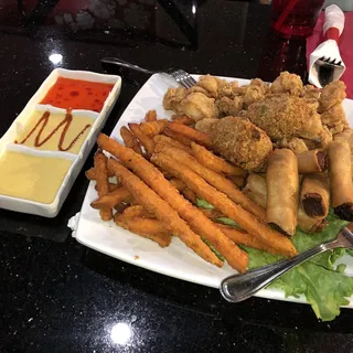 Green Banana Leaf Sampler