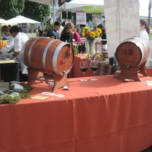 SF Fallfest 2011, Green Barrel booth