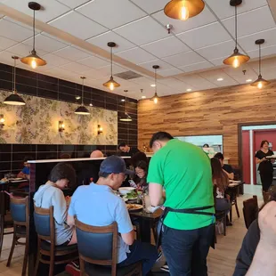 Left side of restaurant