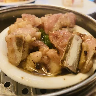 Pork short ribs with black bean and shaohsing wine