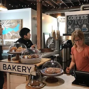 Main coffee counter...