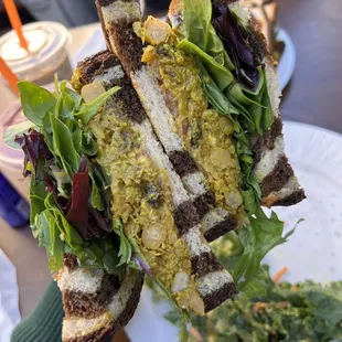 Curried Chickpea Panini